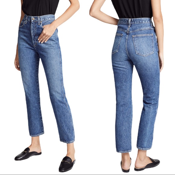 AgoldeNWT Pinch Waist High Rise Kick Jeans in Placebo - Size 29